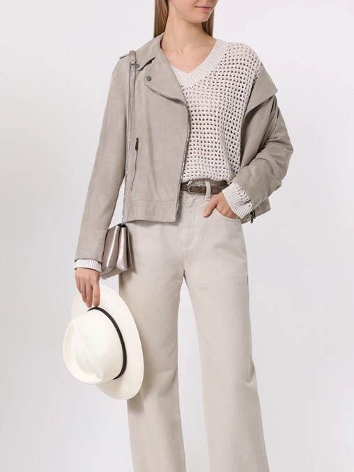 Пуловер хлопковый BRUNELLO CUCINELLI