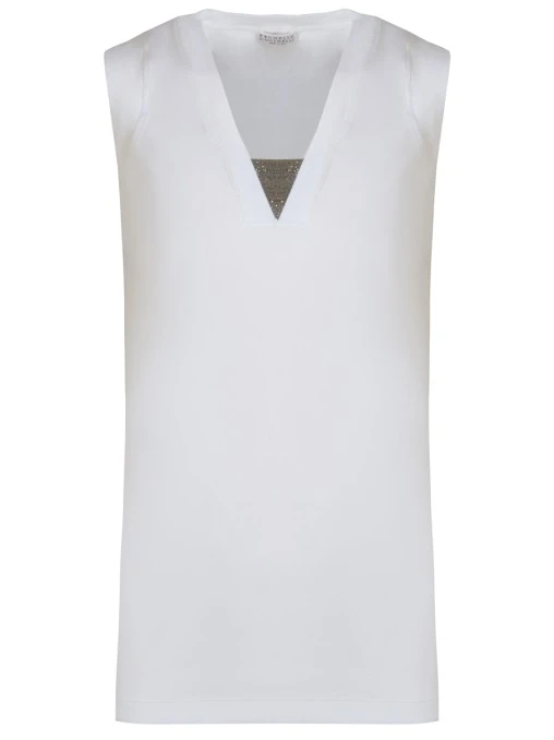 Топ хлопковый BRUNELLO CUCINELLI