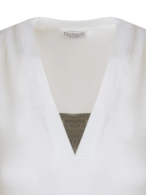 Топ хлопковый BRUNELLO CUCINELLI