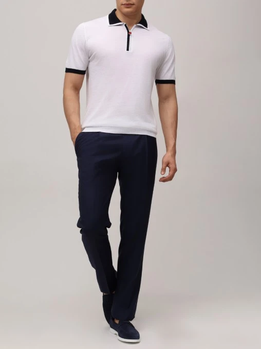 Поло хлопковое KITON