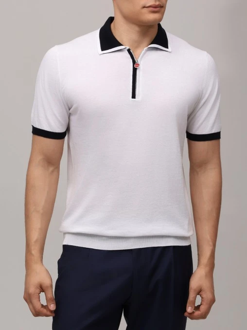 Поло хлопковое KITON