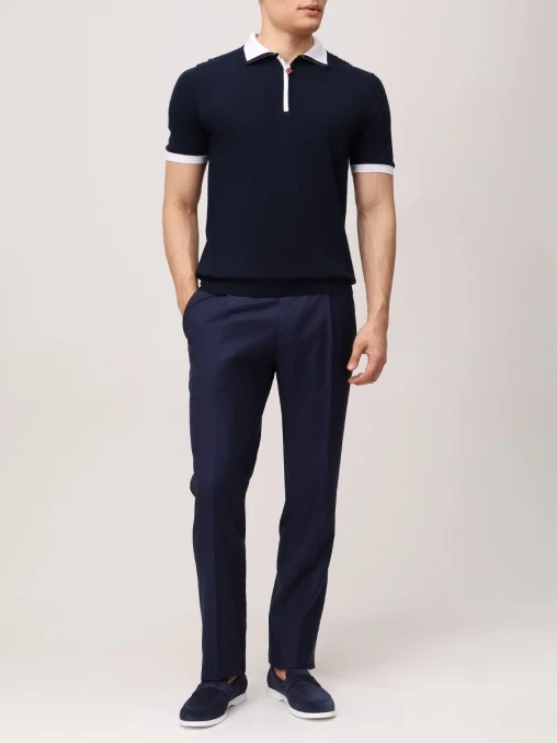 Поло хлопковое KITON