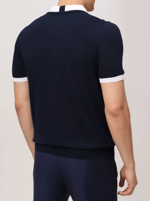 Поло хлопковое KITON