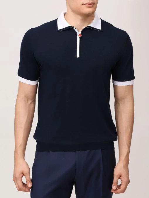 Поло хлопковое KITON