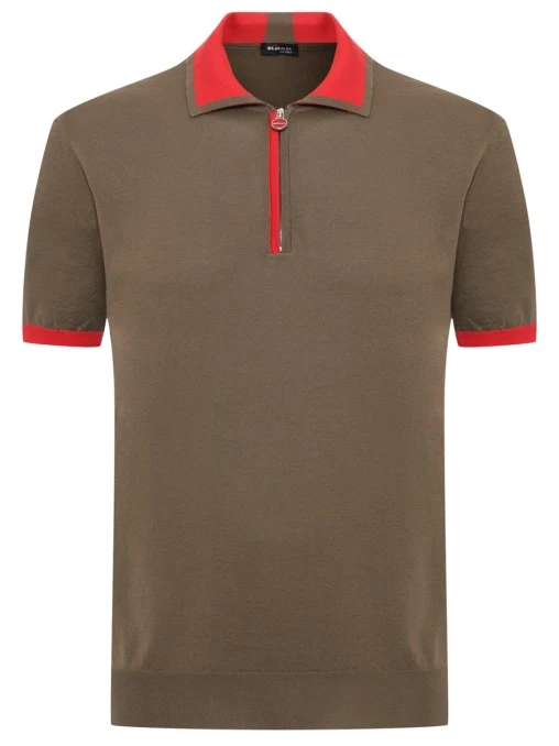 Поло хлопковое KITON