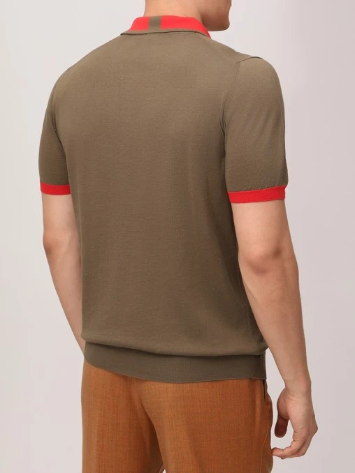 Поло хлопковое KITON