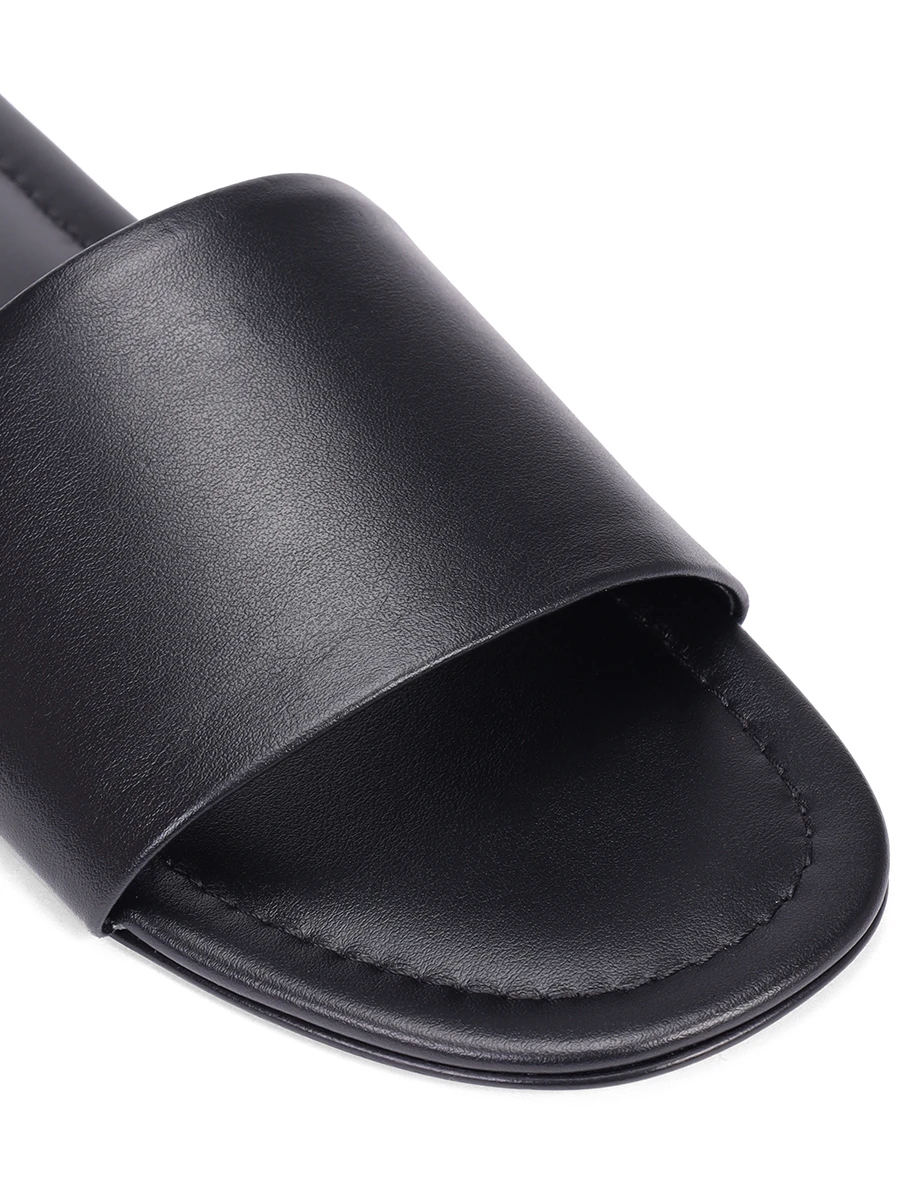 Шлепанцы кожаные