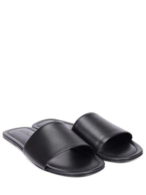 Шлепанцы кожаные KITON