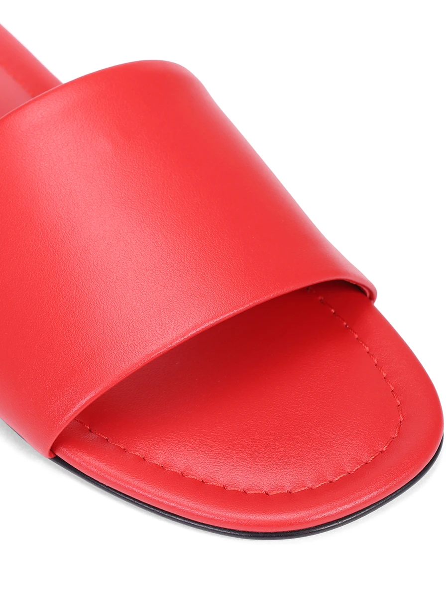 Шлепанцы кожаные