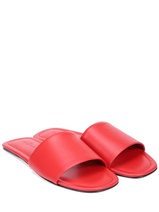 Шлепанцы кожаные KITON