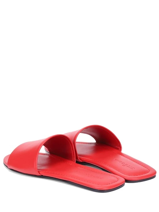 Шлепанцы кожаные KITON