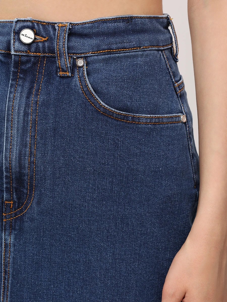 Юбка джинсовая