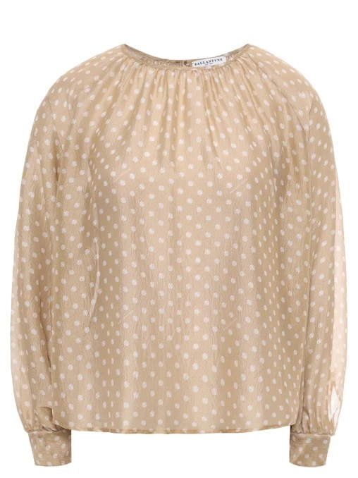 Блуза шелковая BALLANTYNE