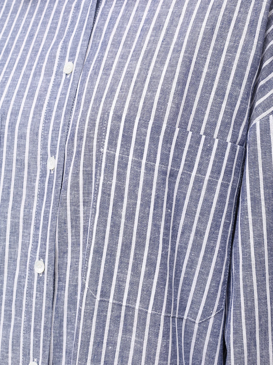 Рубашка изо льна и вискозы