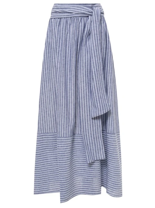 Юбка изо льна и хлопка BALLANTYNE