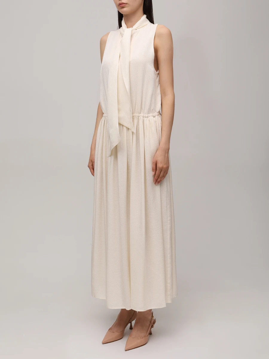 Платье шелковое