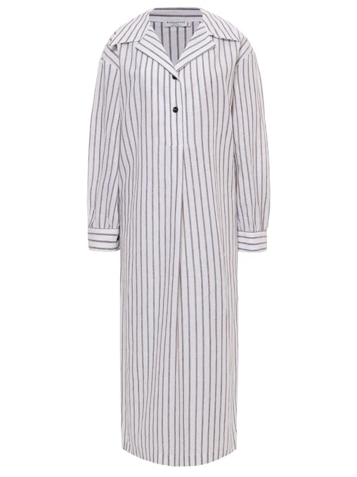 Платье изо льна и хлопка BALLANTYNE