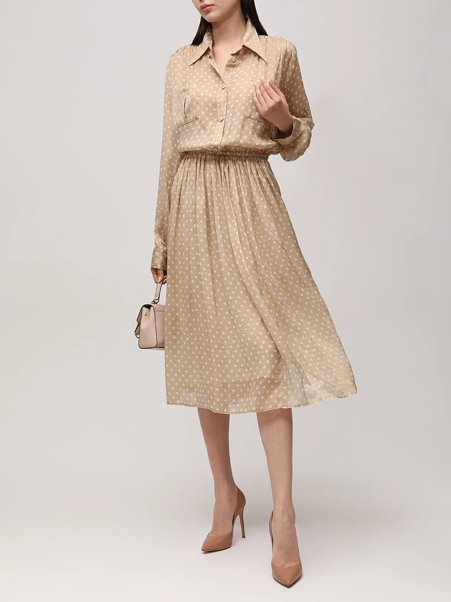 Платье шелковое