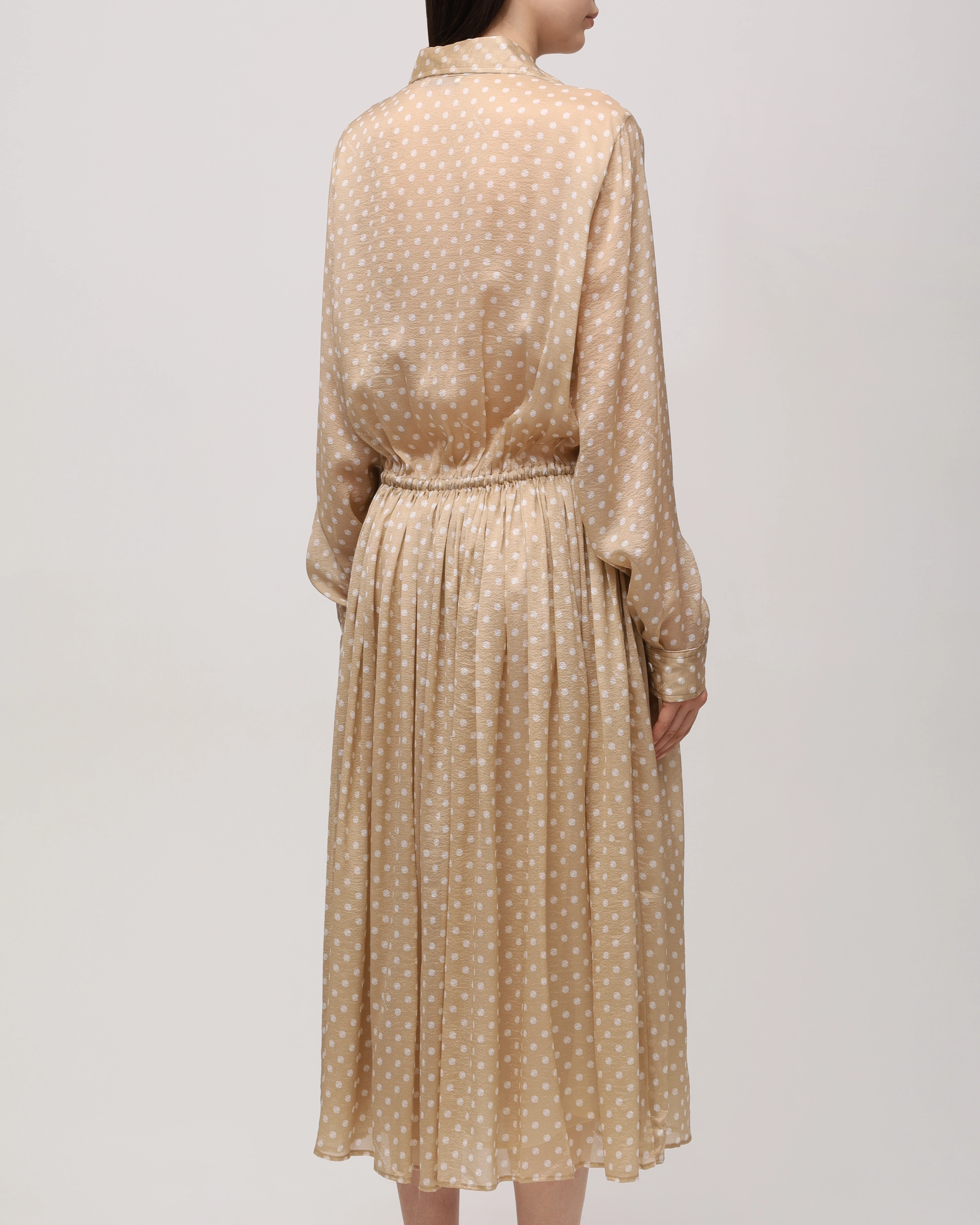 Платье шелковое