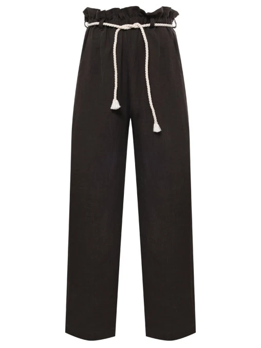 Брюки из хлопка и льна BALLANTYNE