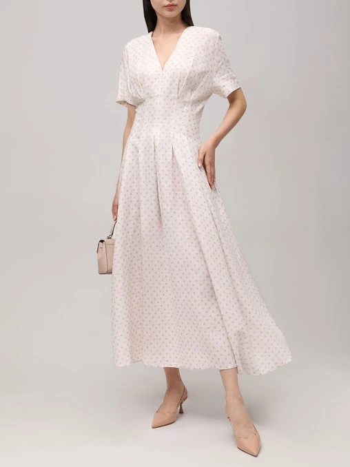 Платье изо льна и вискозы BALLANTYNE