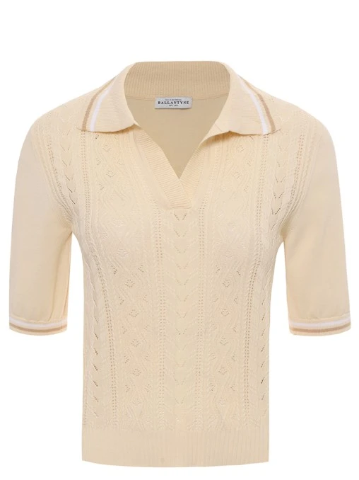 Поло хлопковое BALLANTYNE