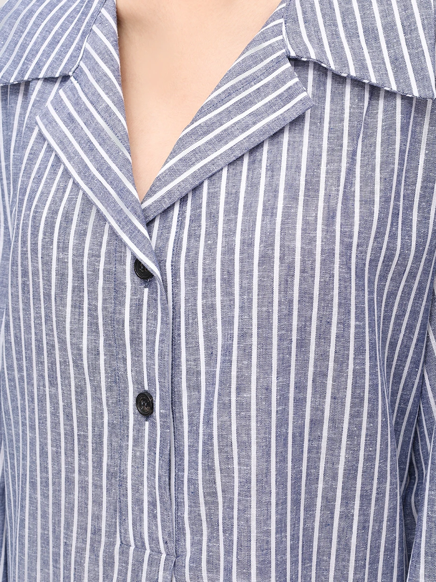 Платье изо льна и хлопка