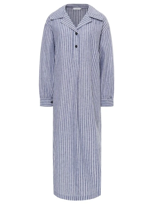 Платье изо льна и хлопка BALLANTYNE