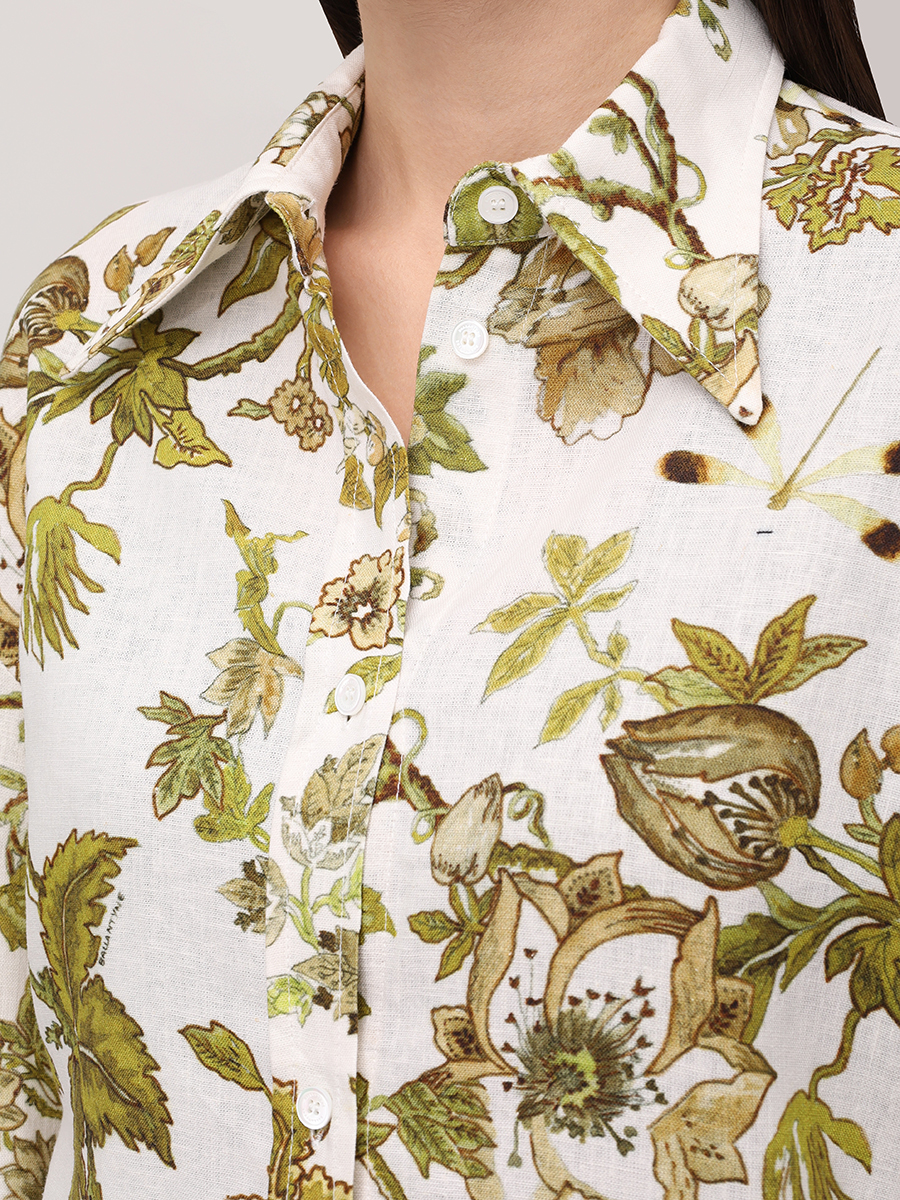 Костюм изо льна и вискозы