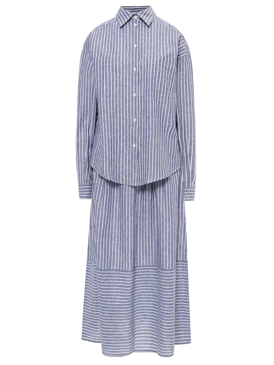 Костюм изо льна и вискозы