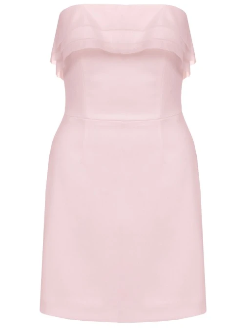 Платье-бандо однотонное KAPSULA