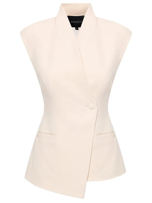 Жилет однотонный KAPSULA