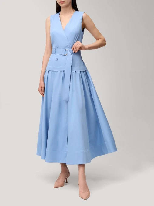 Платье однотонное KAPSULA