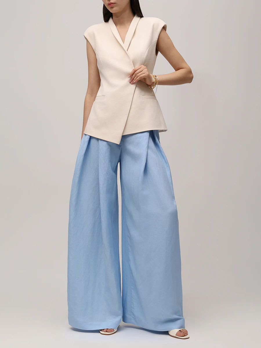 Брюки-палаццо Льняные