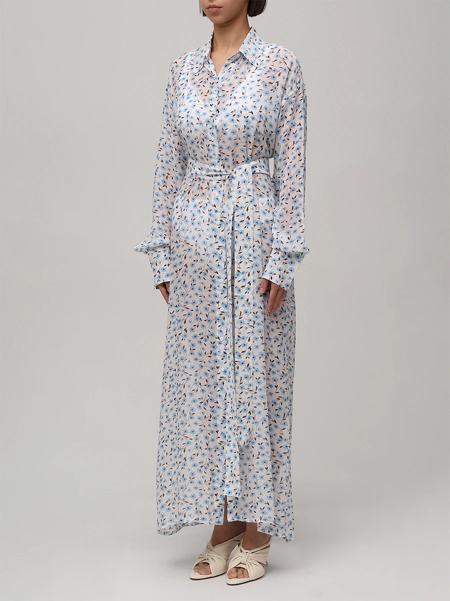 Туника из вискозы и шелка