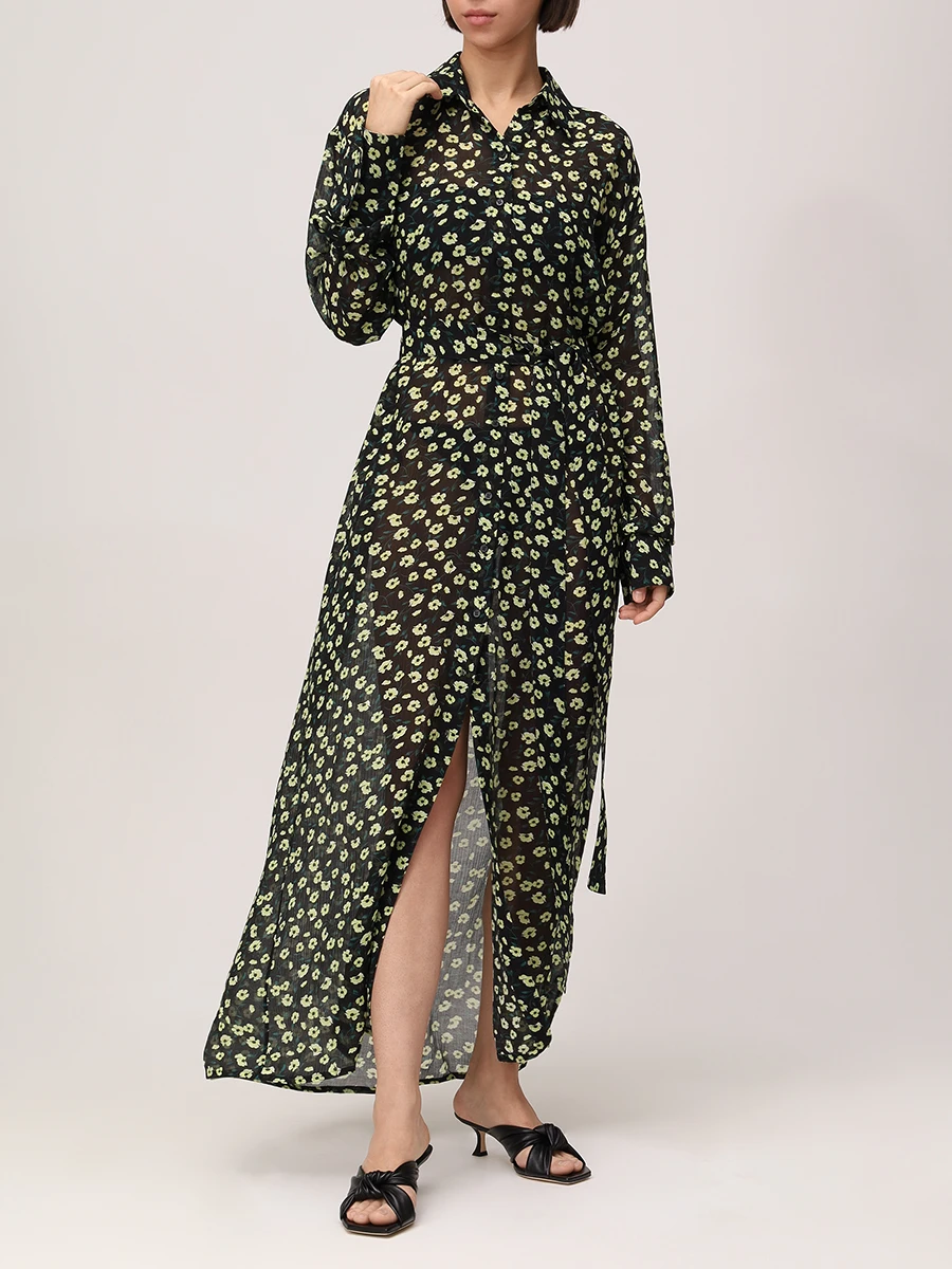 Туника из вискозы и шелка