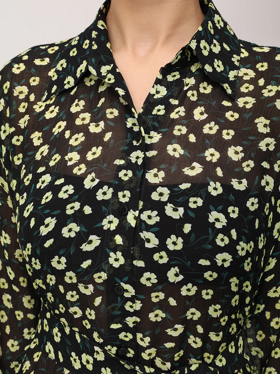 Туника из вискозы и шелка