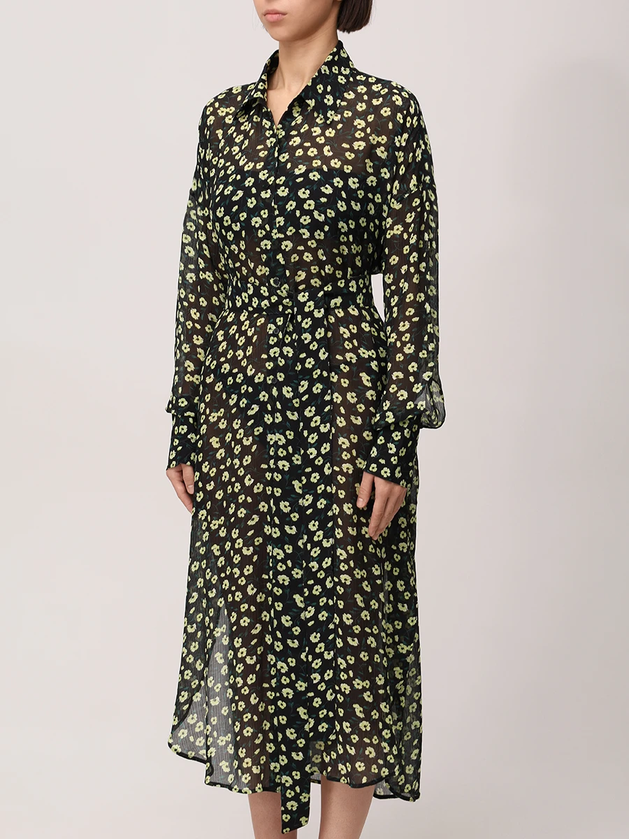 Туника из вискозы и шелка