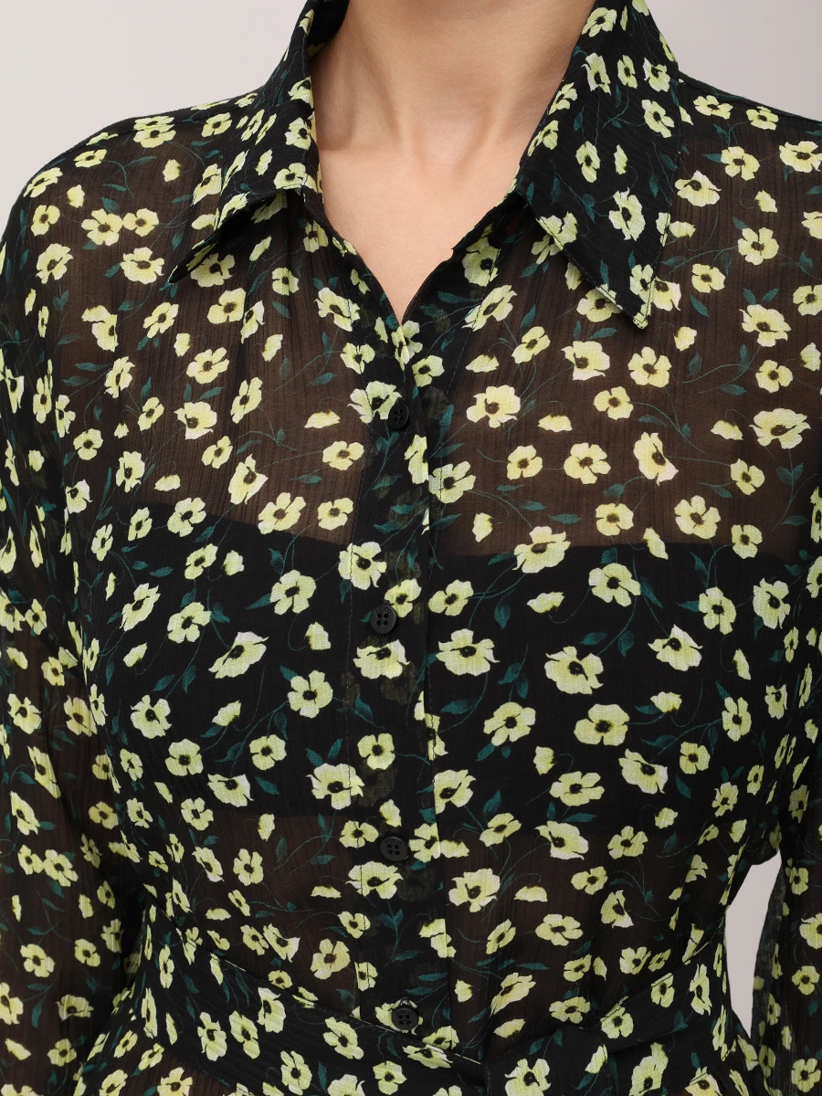 Туника из вискозы и шелка