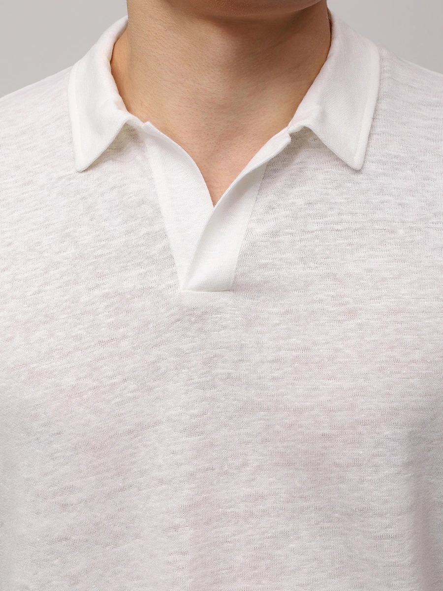 Поло льняное