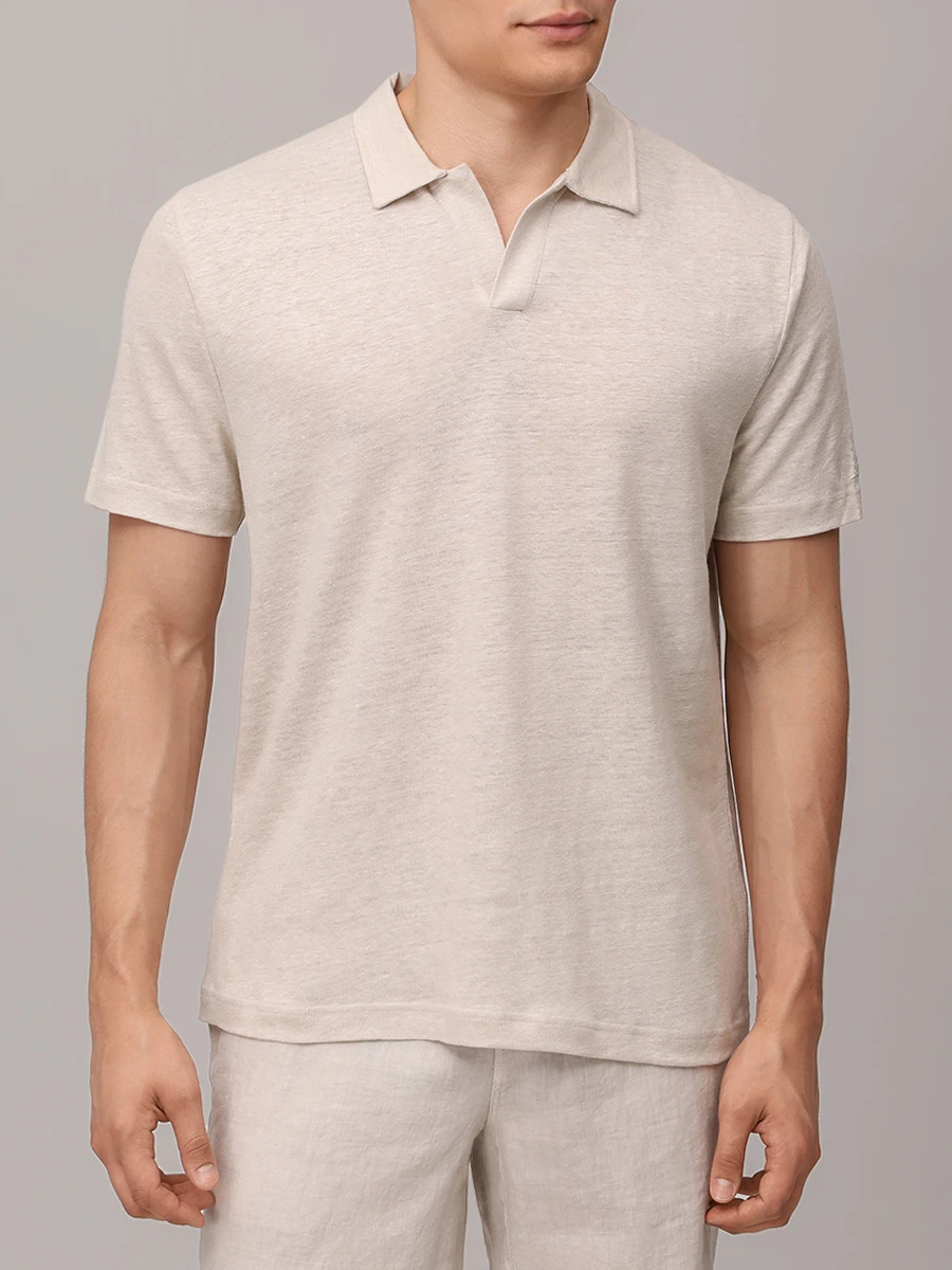 Поло льняное