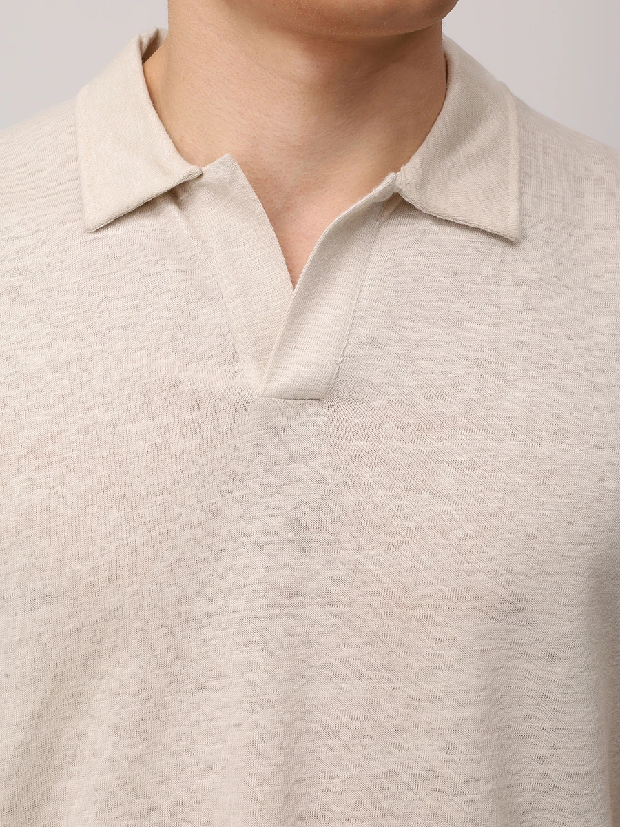 Поло льняное