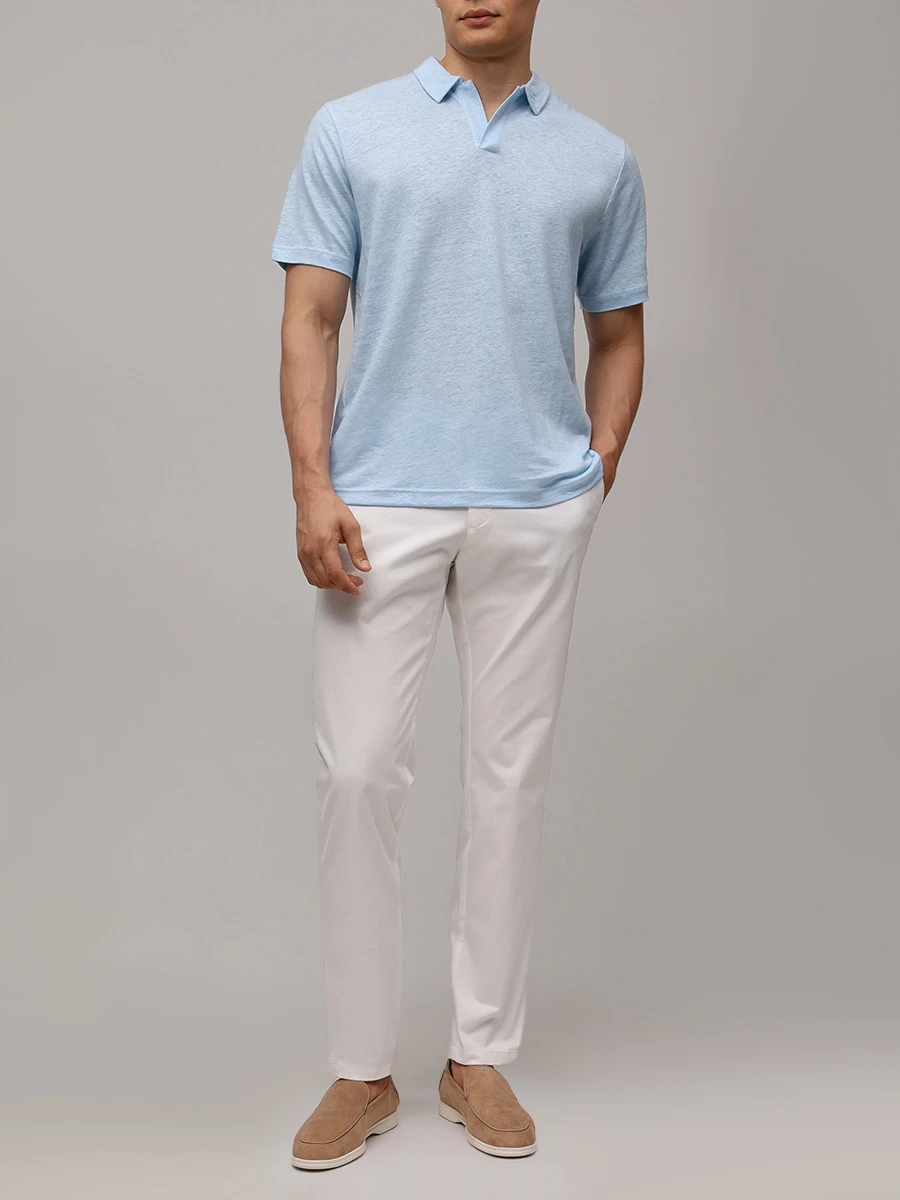 Поло льняное