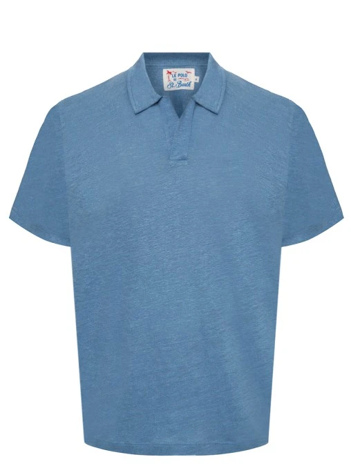 Поло льняное MC2 SAINT BARTH