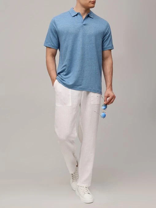 Поло льняное MC2 SAINT BARTH