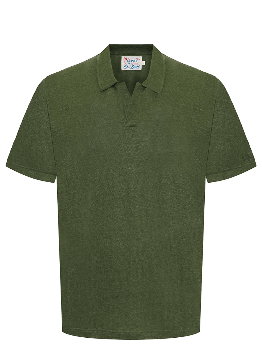 Поло льняное