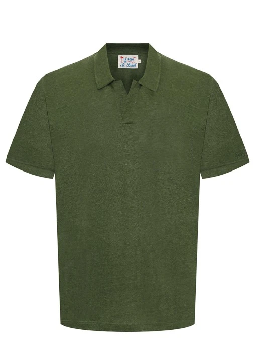 Поло льняное MC2 SAINT BARTH