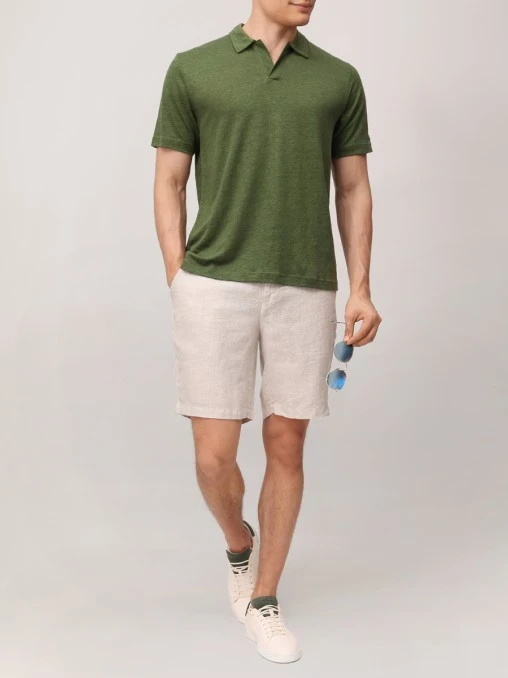 Поло льняное MC2 SAINT BARTH