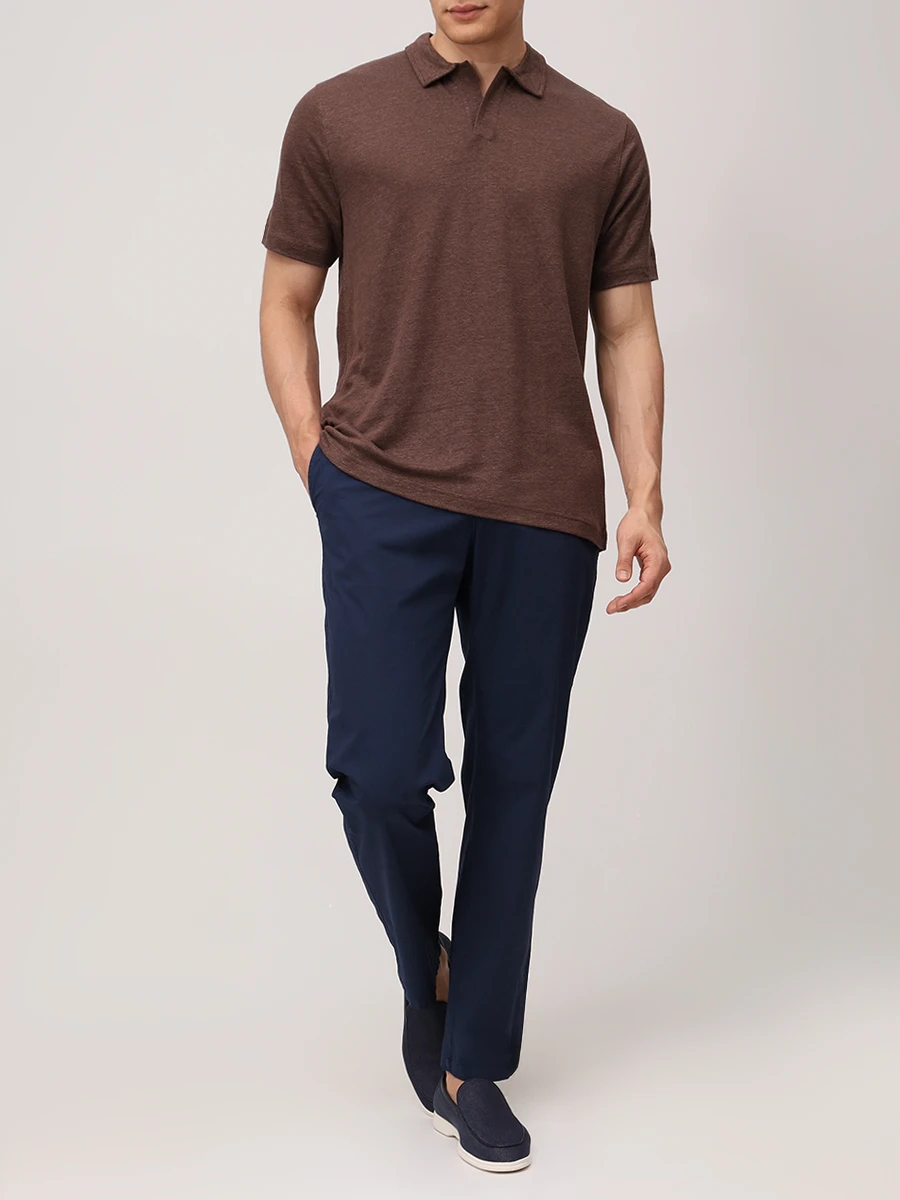 Поло льняное