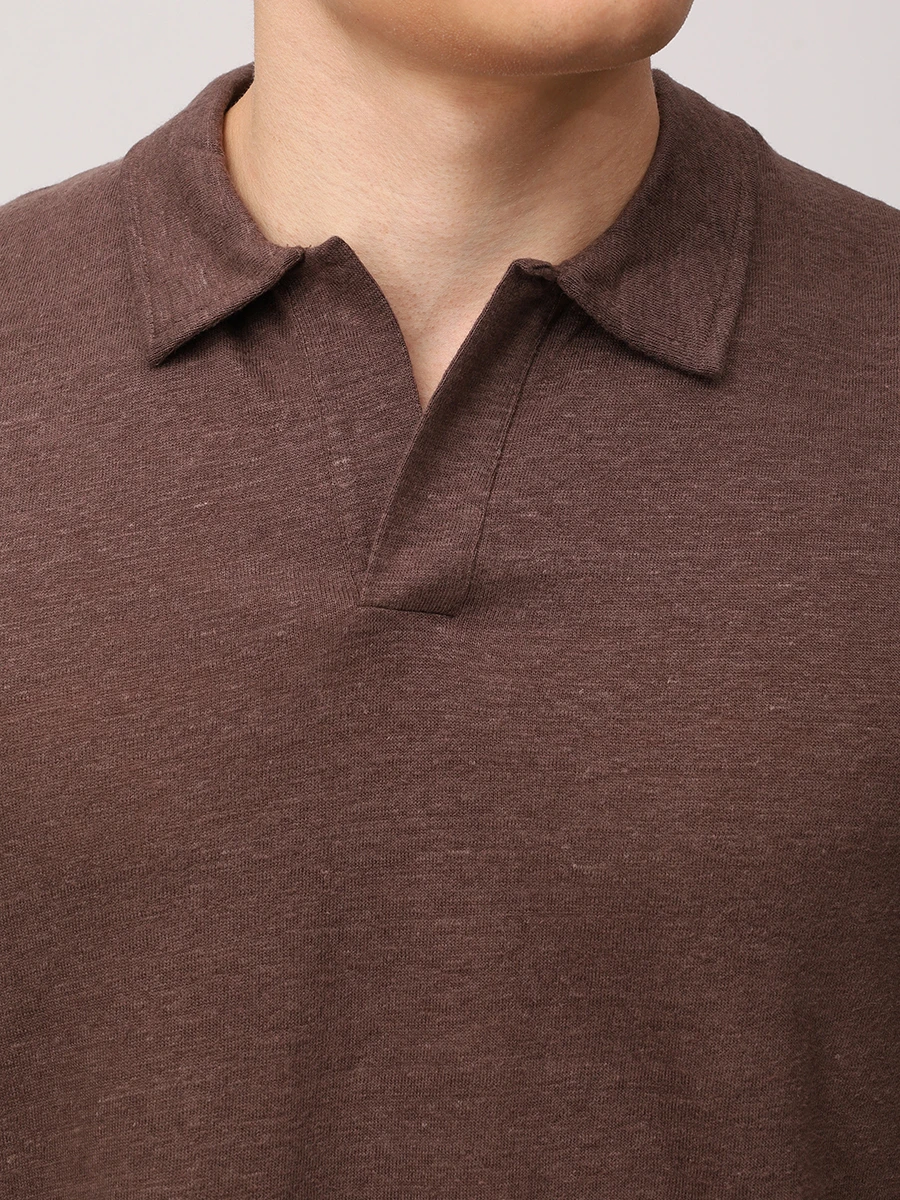 Поло льняное